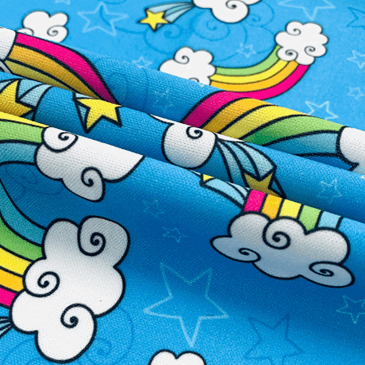 Waterproof customized print poly pul fabric for diaper