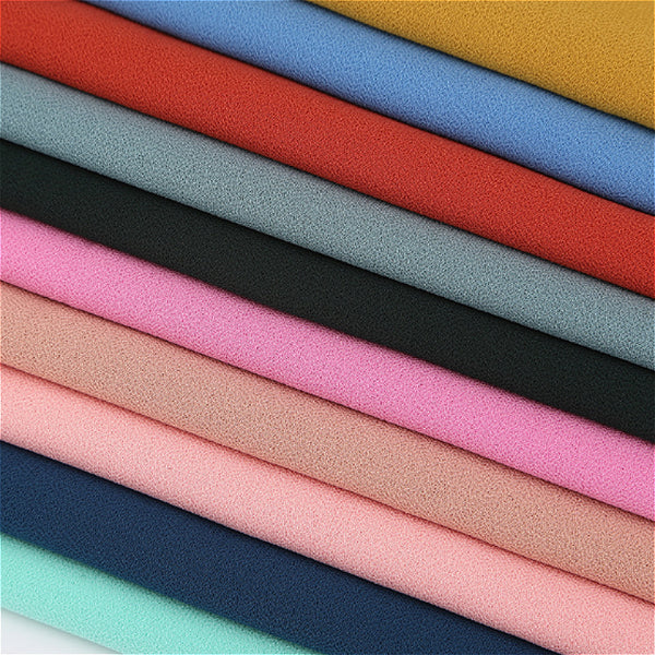 Ultralight soft polyester chiffon fabric organza fabric