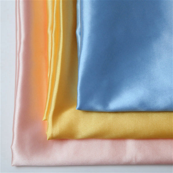 100D satin fabric imitated silk shiny fabric for dress