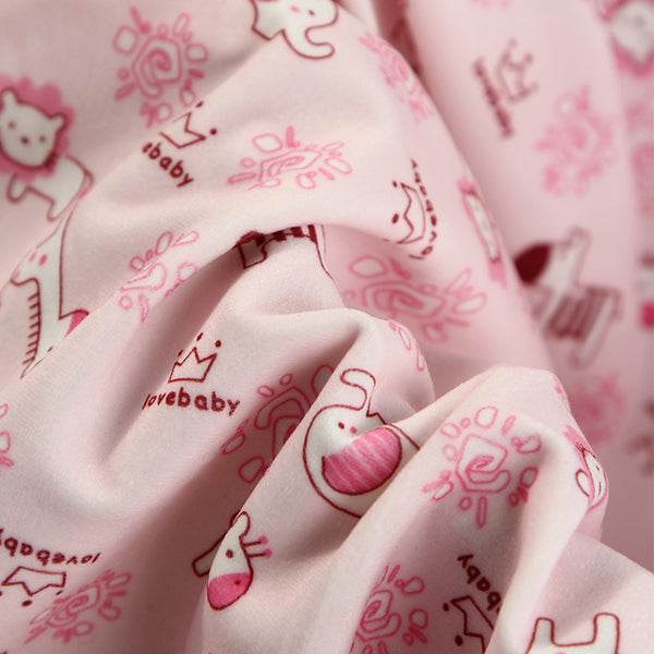 Breathable waterproof customized print minky pul fabric for diaper