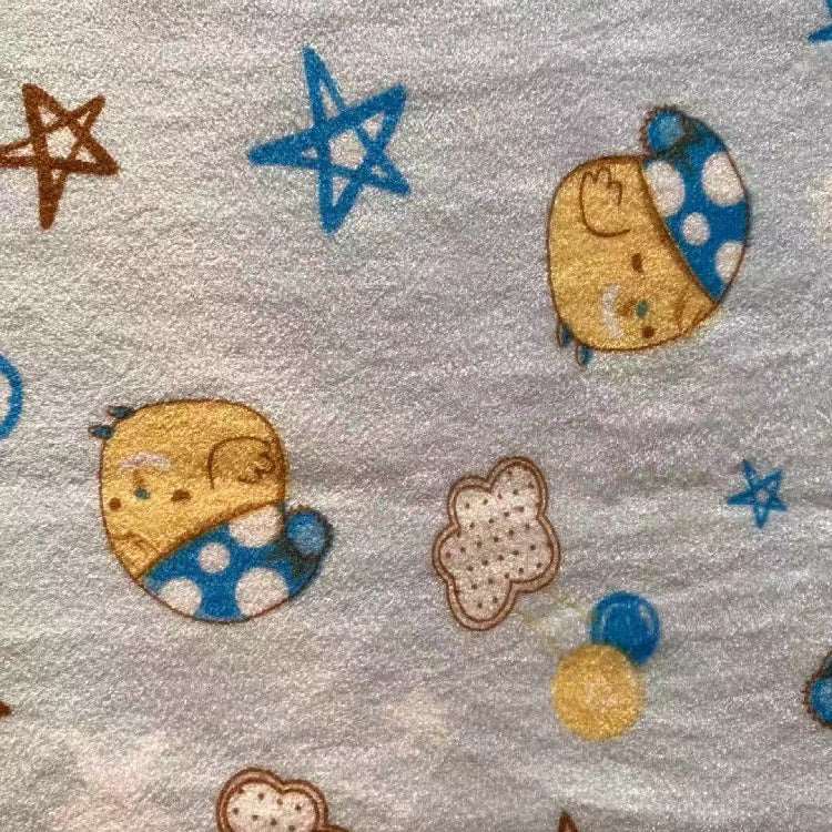 Breathable waterproof customized print minky pul fabric for diaper